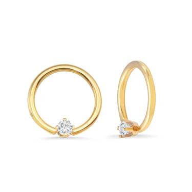 Seamless ring with classic prong - Norvoch