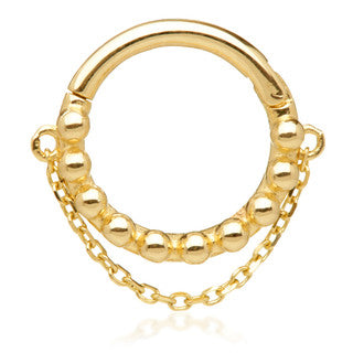Clickring bubble single chain - Clickring gold