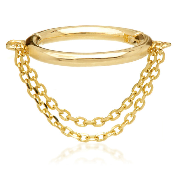 Clickring double chains