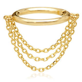 Click ring triple chains - Click rings