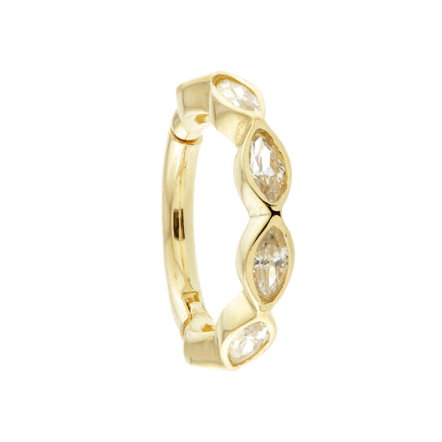 TL Pave eternity WG 14 kt 6 mm