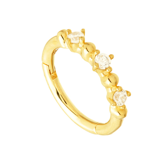 Prong bead - Click ring