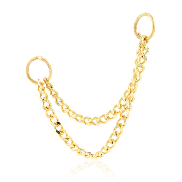 Plain chain double - Necklaces gold