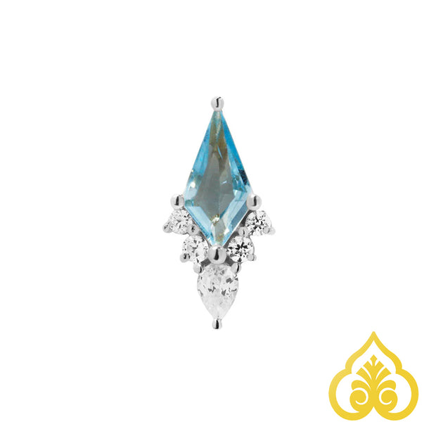 Afterglow - swiss blue topaz - Buddha jewelry