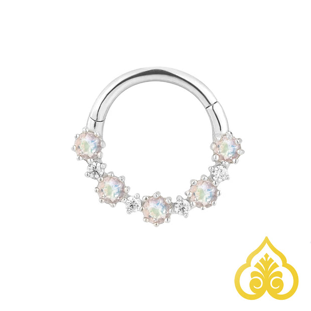 Ariana - Rainbow moonstone - Buddha jewelry