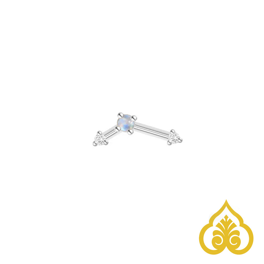 Astera mini - Mixed gem Moonstone - Modern Mood