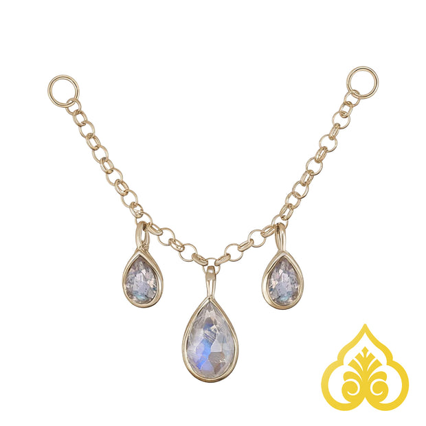 Gemstone chain Attachment - Labradorite - Beatti
