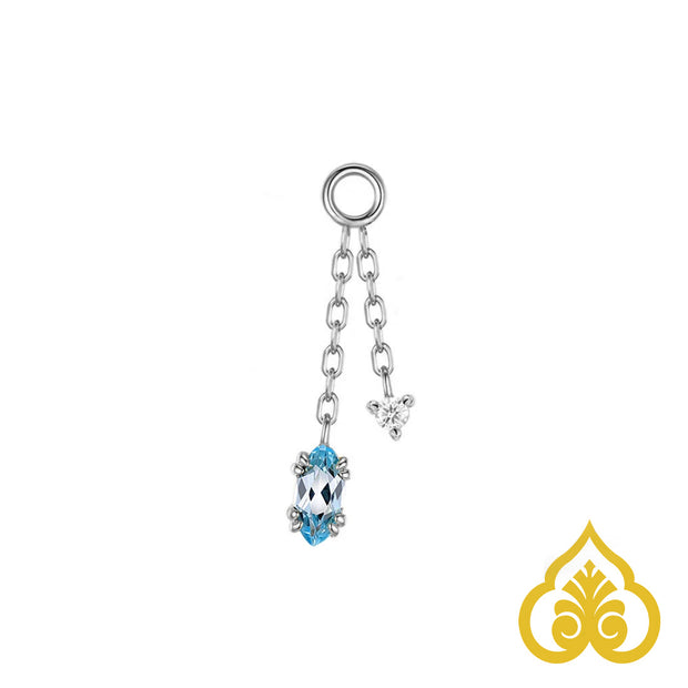 Georgia Diamond double dangle charm - Modern Mood