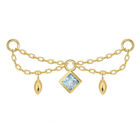 Belle Chain - London blue Topaz - Modern Mood