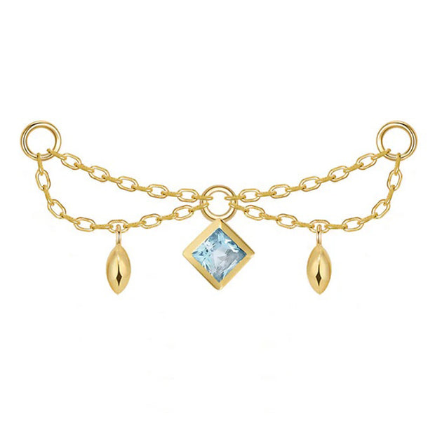 Belle Chain - London blue Topaz - Modern Mood