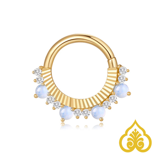 Beloved - Blue Moonstone - Ember body jewelry