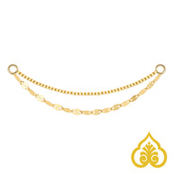 Double chain - Box and mirror link - Modern Mood