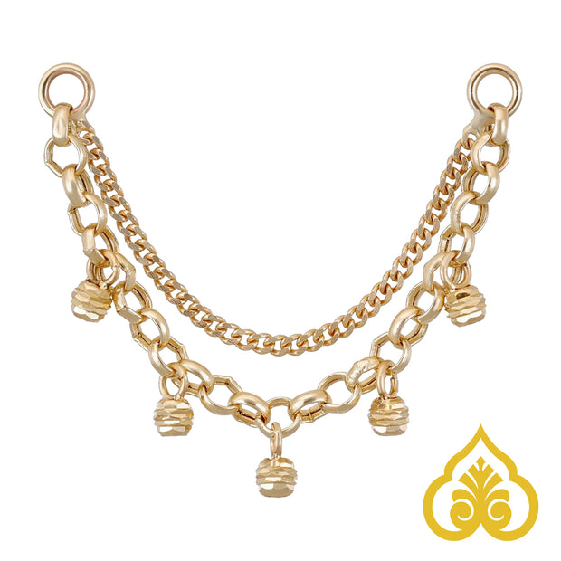 Dido bead charm double chain - Beatti