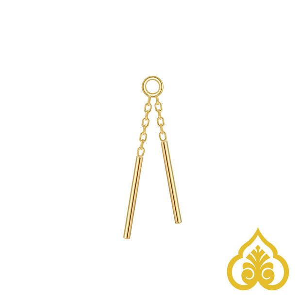 Wind chime charm double - Modern Mood