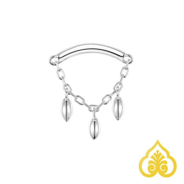 Bar end - Dripping Marquise bead - Modern Mood