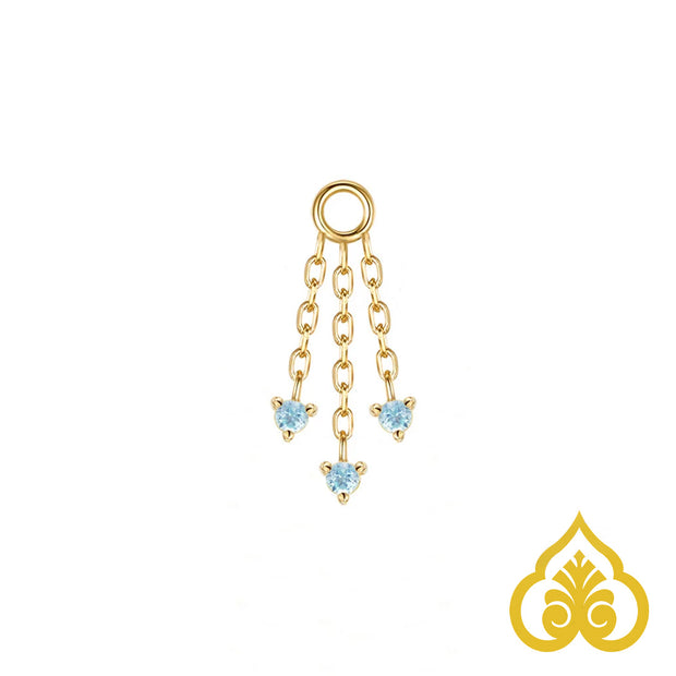 Esme charm - Swiss blue Topaz - Modern Mood