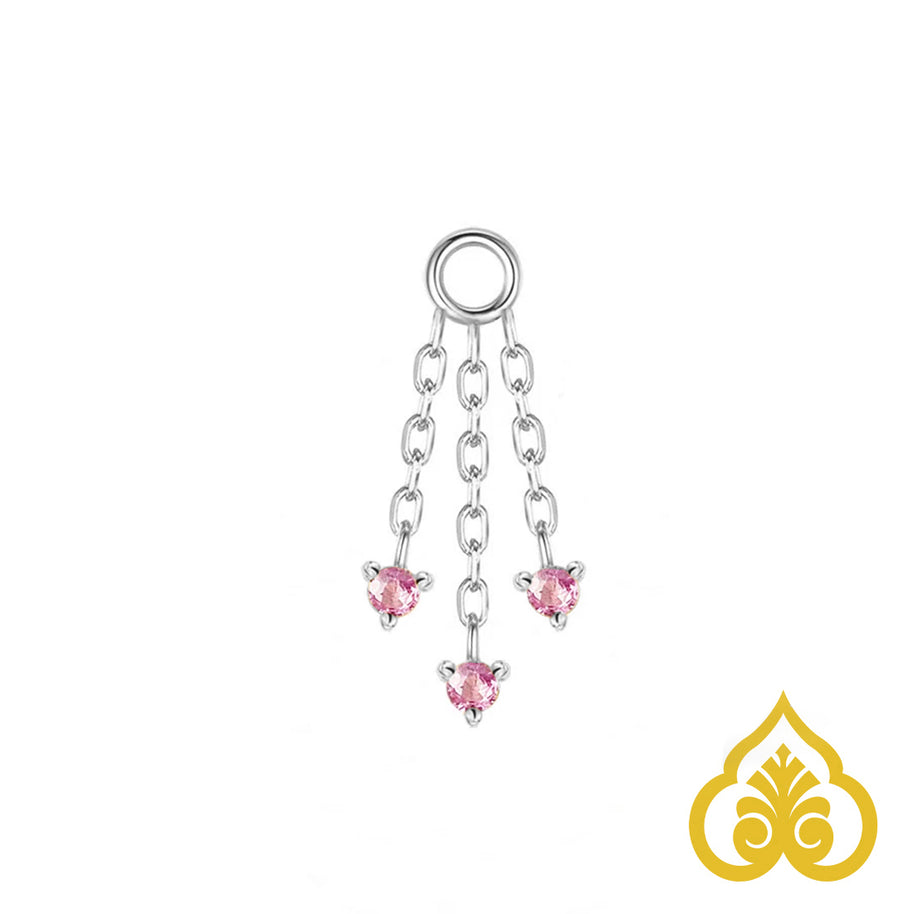 Esmee charm - Pink Sapphire - Modern Mood