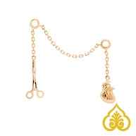 Dos Corazones charm - Junipurr Jewelry X FRIDA KAHLO®