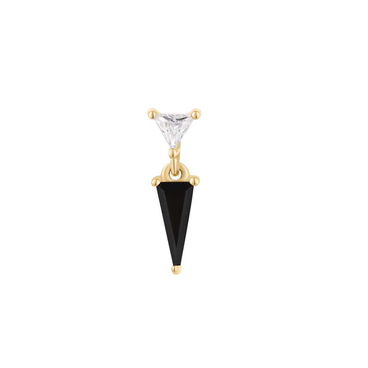 Daring - Black spinel + CZ - Buddha jewelry