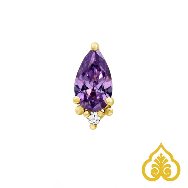 Gracie - Amethyst - Junipurr Jewelry
