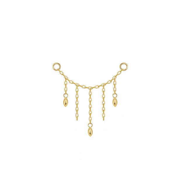 Hera chain with 3 Marquise beads - Modern Mood