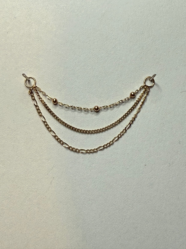 Triple Fariva - chain - Taracea