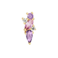 Visionary Amethyst + pink sapphire - Buddha jewelry