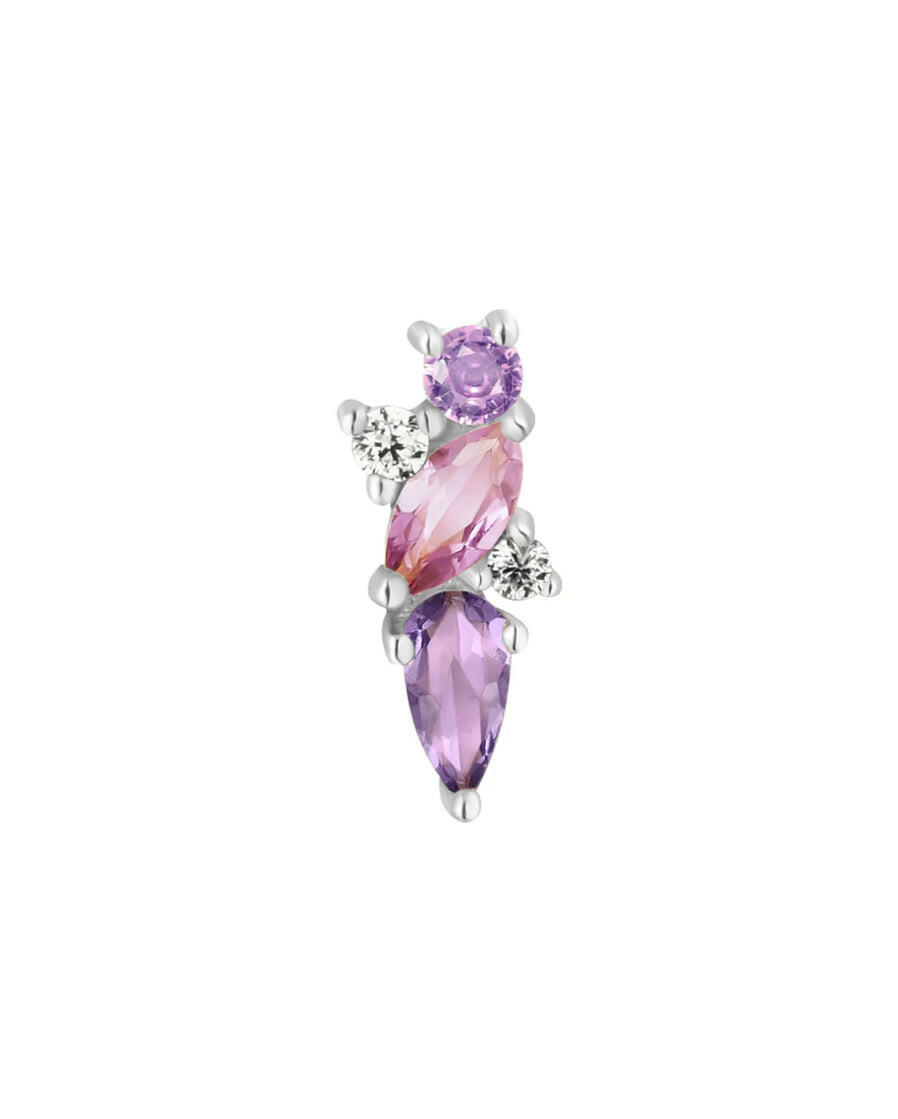 Visionary Amethyst + pink sapphire - Buddha jewelry