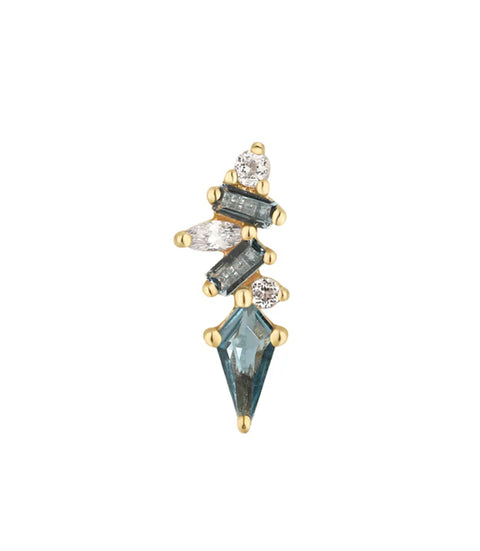 Mixt - london blue + white topaz - Buddha jewelry