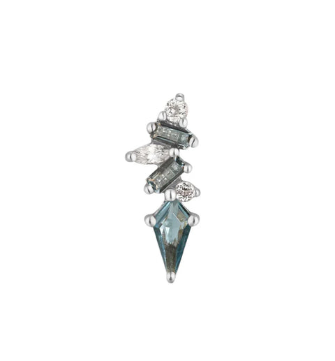 Mixt - london blue + white topaz - Buddha jewelry