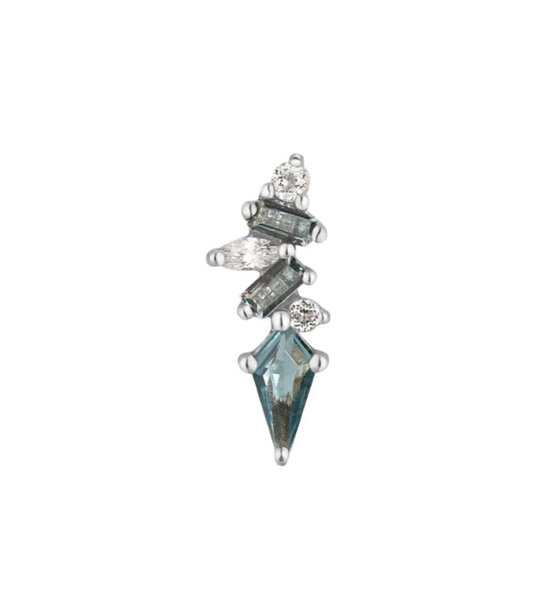 Mixt - london blue + white topaz - Buddha jewelry