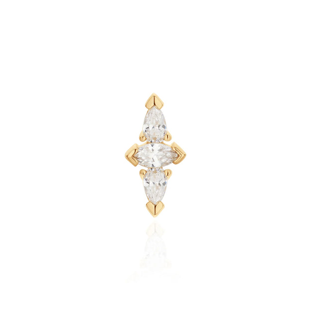 Ebj Spire 14 kt cz