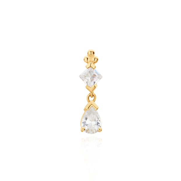 EBJ Drop top 14 kt cz