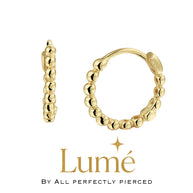 Hinged Hoop Earrings Ball - Lume