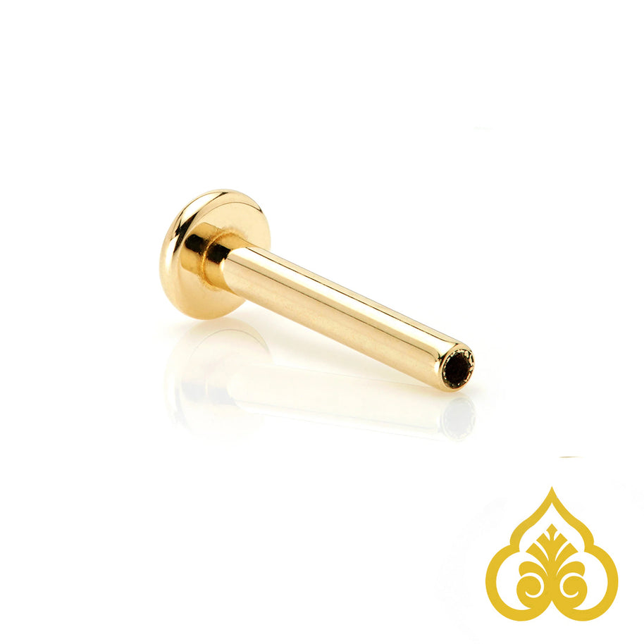 Labret 1,0 mm 14kt Geelgoud Threadless