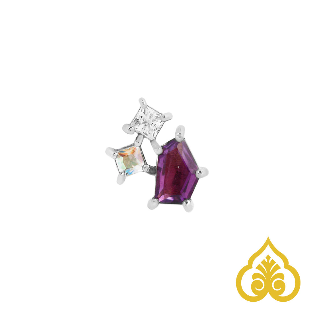 Lyra - Amethyst + Mercury mist topaz - Buddha Jewelry