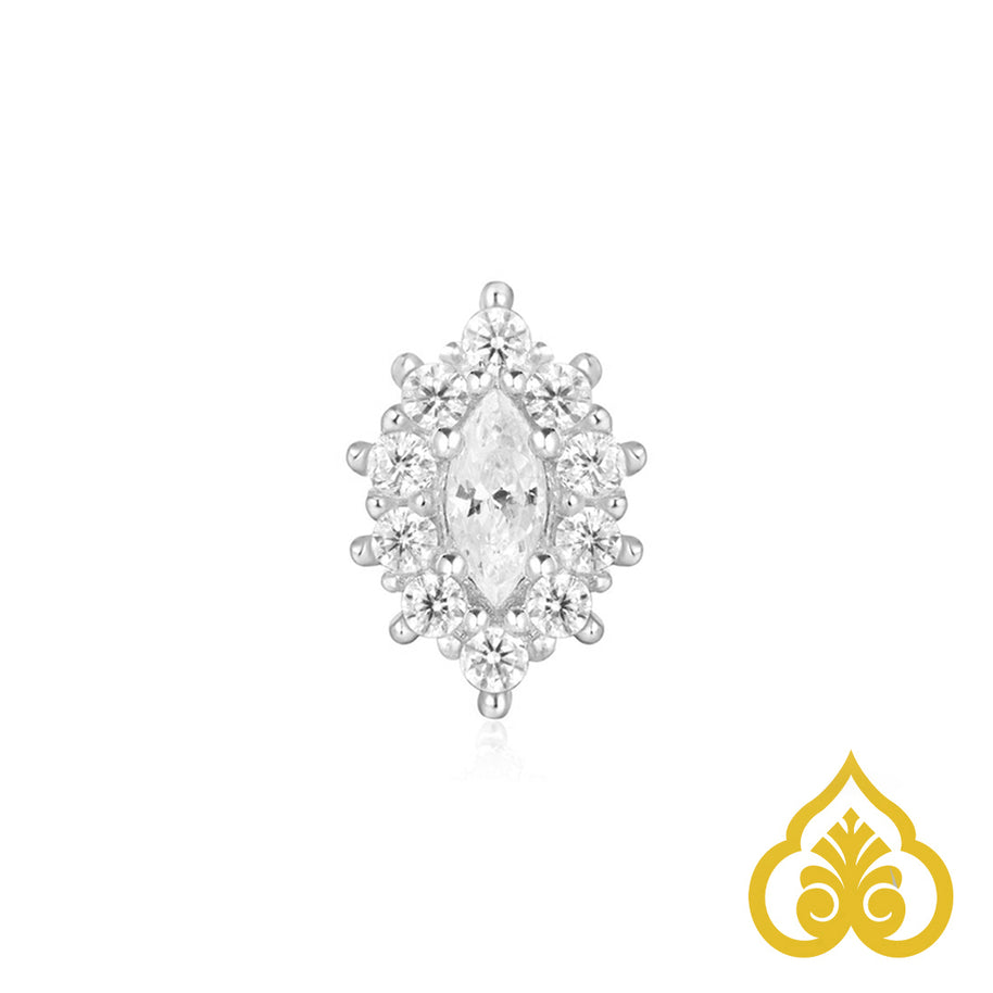 Marquise Halo - Ember body jewelry