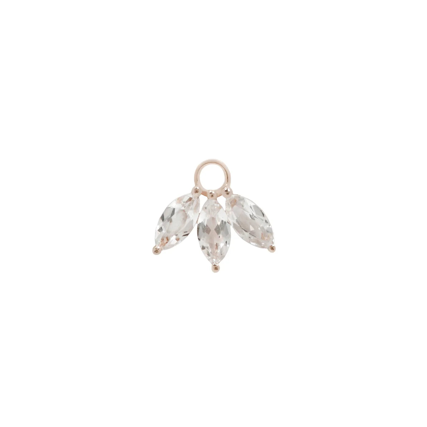 Moet charm - white topaz - Buddha jewelry