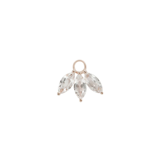 Moet charm - white topaz - Buddha jewelry