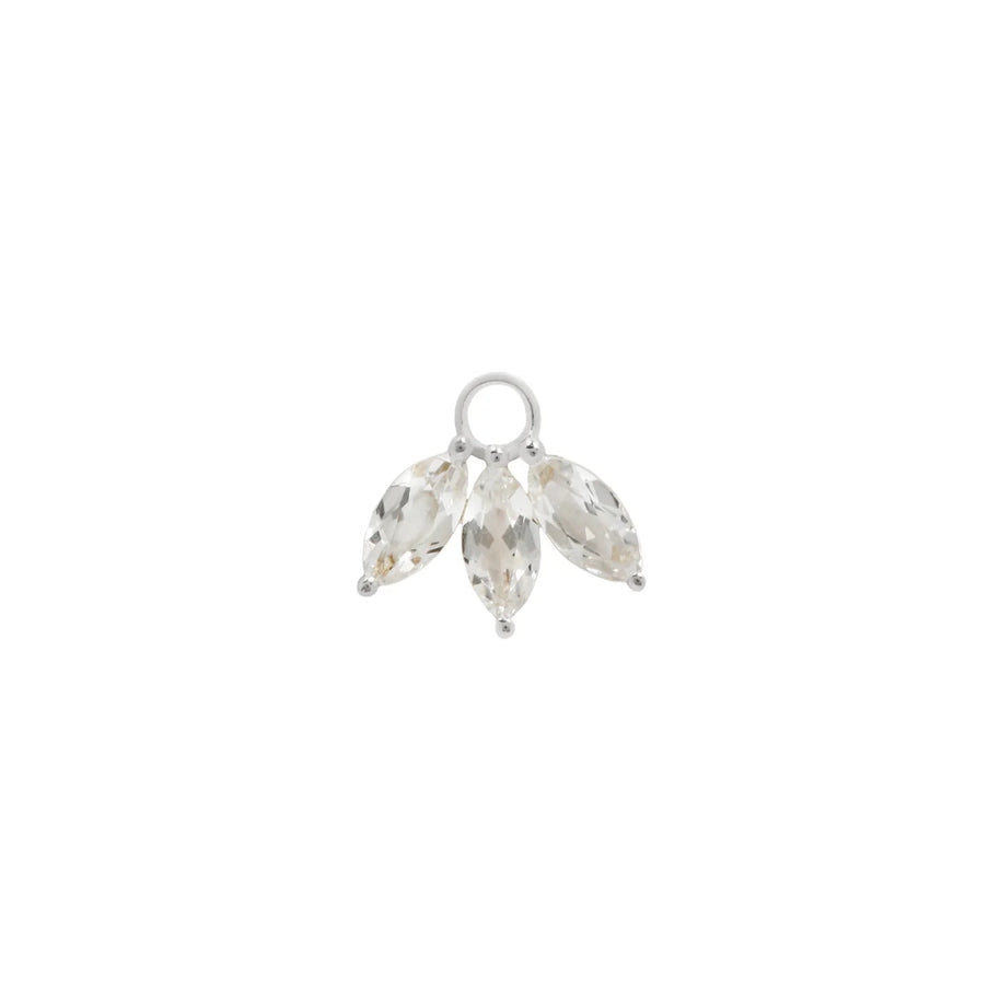 Moet charm - white topaz - Buddha jewelry