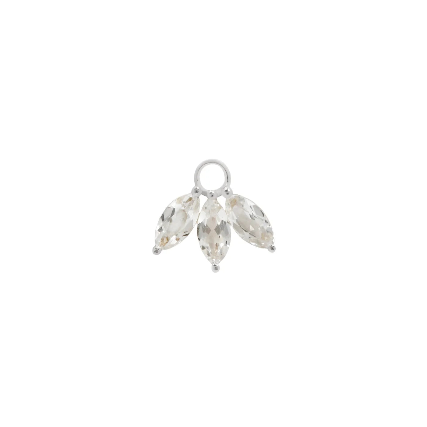 Moet charm - white topaz - Buddha jewelry