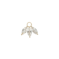 Moet charm - white topaz - Buddha jewelry