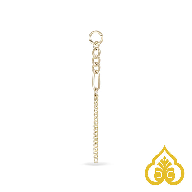 Mono single drop chain charm - Beatti