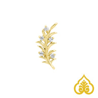 Olive Branch - White CZ - Junipurr Jewelry