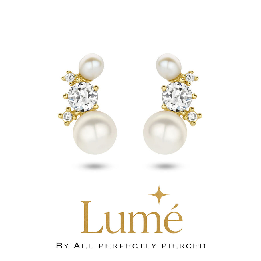 Marilou Pearl - Stud Earrings - Lume
