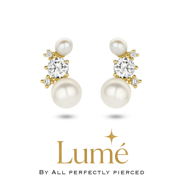 Marilou Pearl - Stud Earrings - Lume