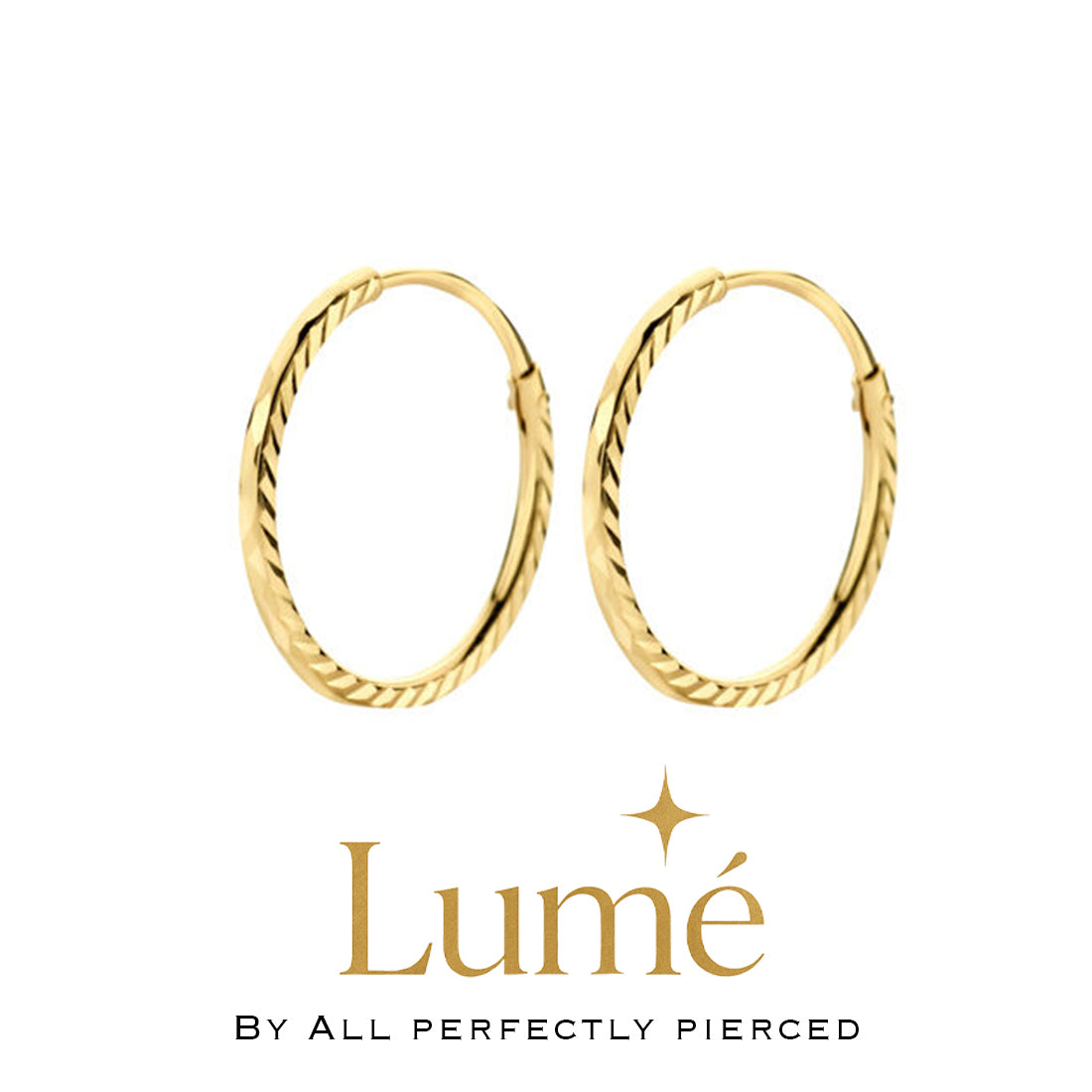 Oorring gediamanteerd - Lume