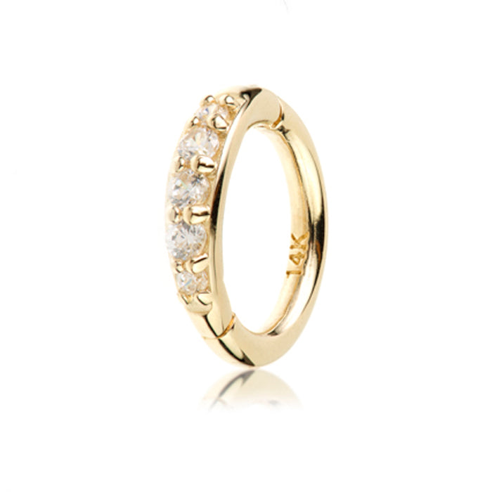 TL Pave sidefacing 14kt