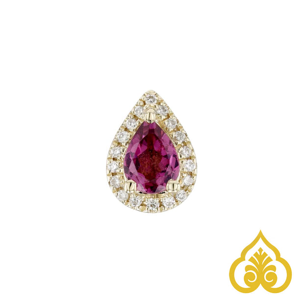 Pear gemstone with Diamond Halo - Modern Mood