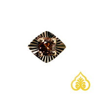 Limited edition 2025 - Andalusite with rhombus ray gold edge - Modern Mood